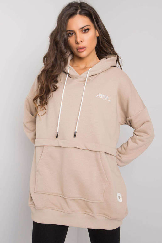Smėlio spalvos Hoodie Edna