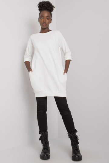 Ecru megztinis su kišenėmis...