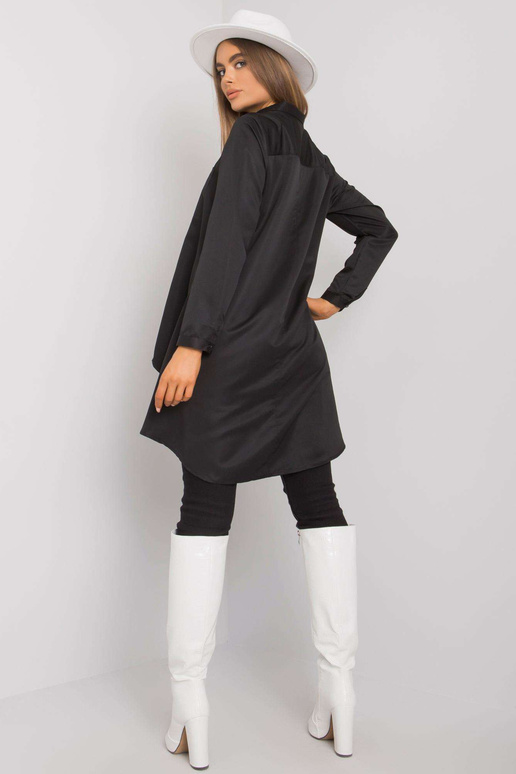 Gillian juodi asimetriški marškiniai Gillian juodi asimetriški marškiniai