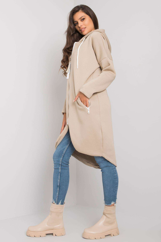 Smėlio spalvos megztinis Stulbinantis