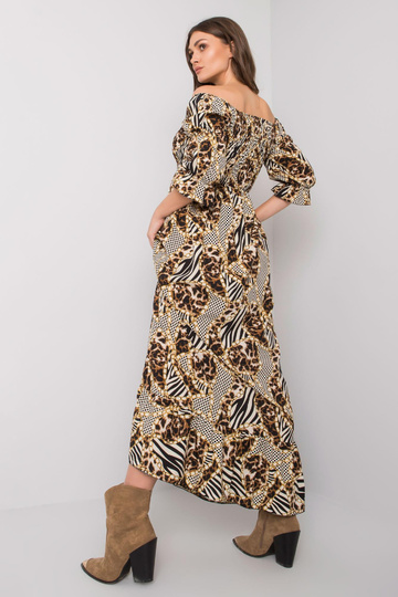 Smėlio spalvos ilga suknelė... 2