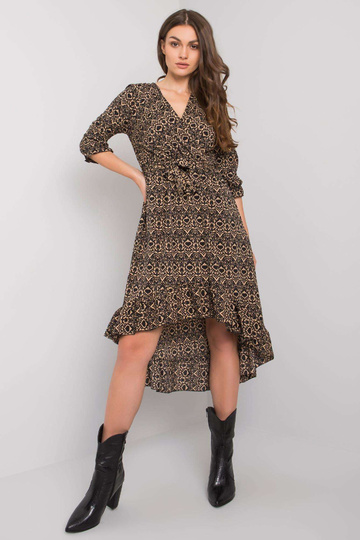 Juoda asimetriška suknelė... 2