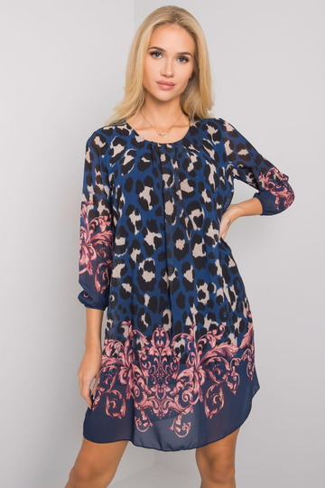 Tamsiai mėlyna suknelė su... 2