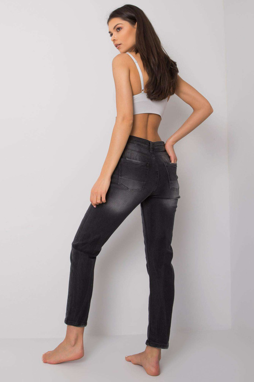 Tamsiai pilkos mamos džinsinės kelnės...