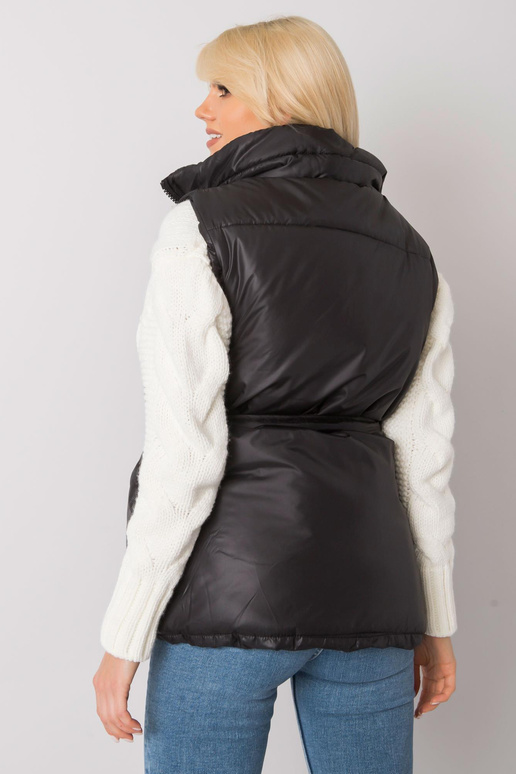 Juoda Effie pūkinė liemenė Juoda Effie pūkinė liemenė