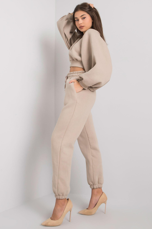 Smėlio spalvos moteriškas dviejų...