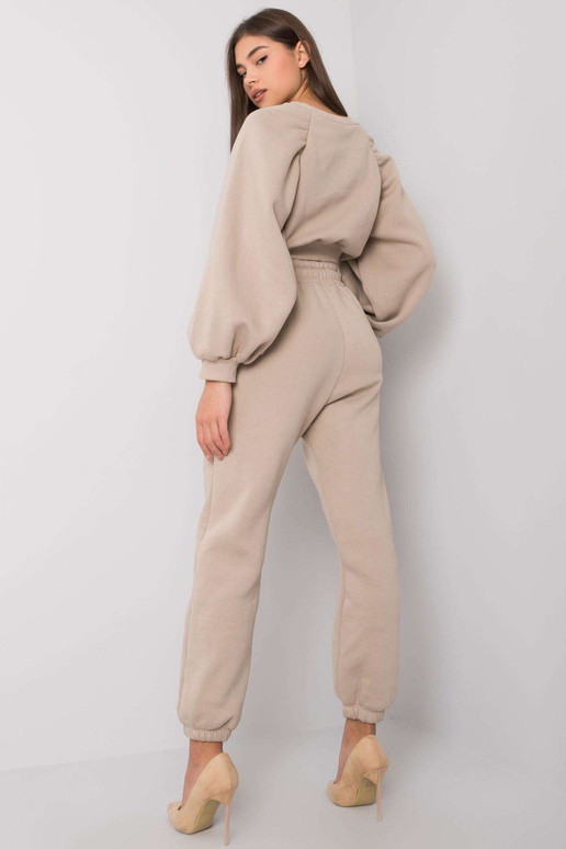 Smėlio spalvos moteriškas dviejų...