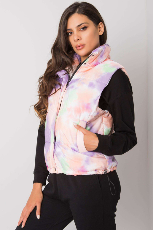 Oranžinės-violetinės dygsniuotos...