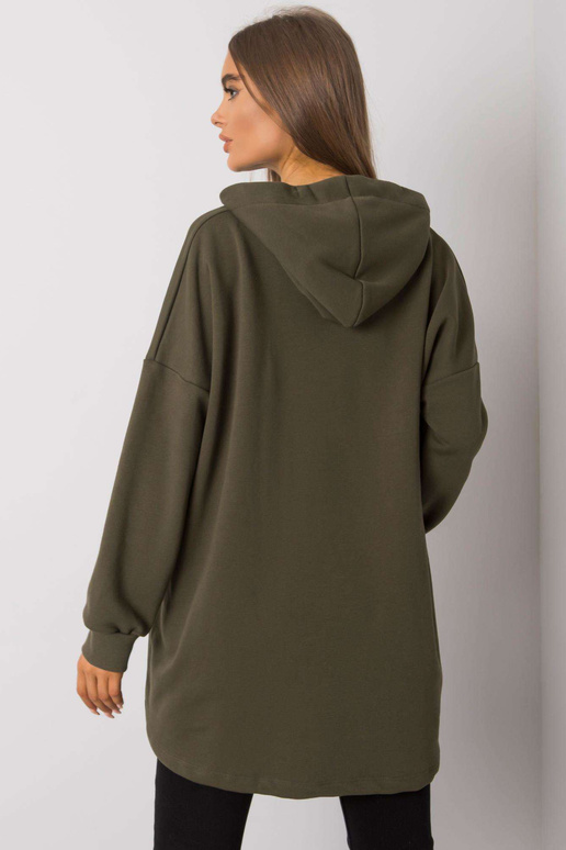 Khaki Fallon kengūros megztinis Khaki Fallon kengūros megztinis