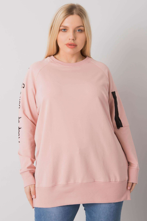 Purvini rožinė megztinių tunika plius... Purvini rožinė megztinių tunika plius...