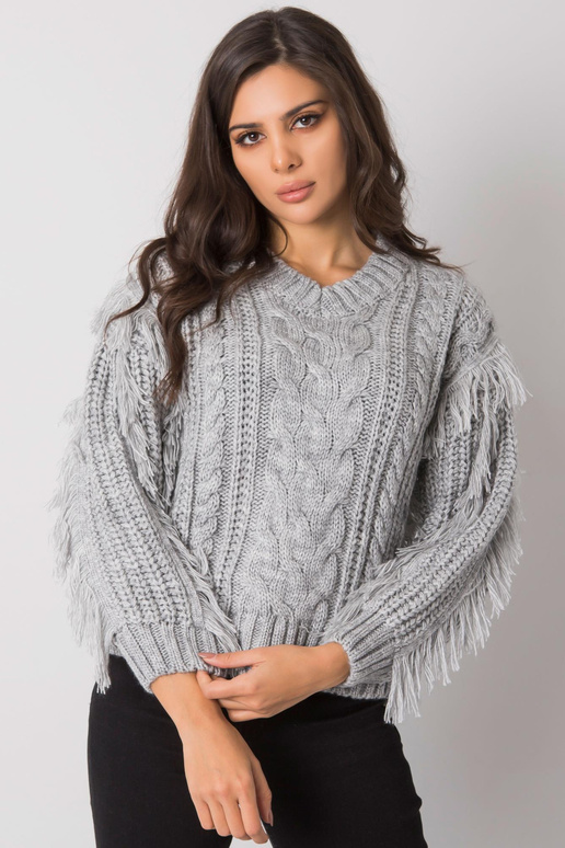 Pilkas megztinis su pynėmis Oregon...