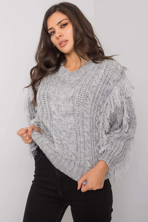Pilkas megztinis su pynėmis Oregon...