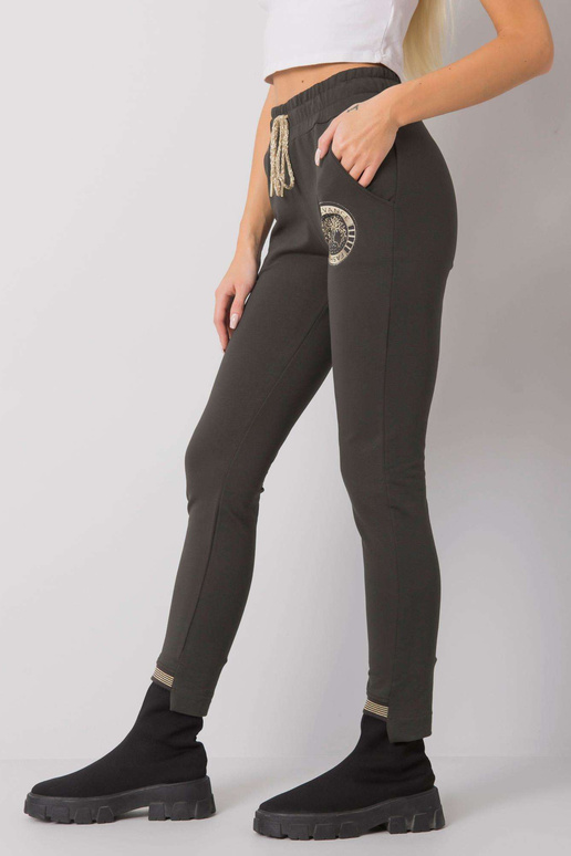 Tamsios chaki spalvos sportinės...