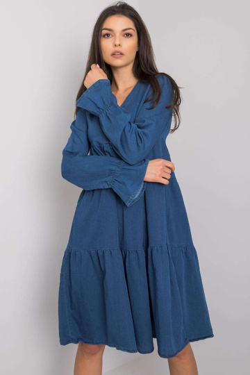 Tamsiai mėlyna raukšlėta...