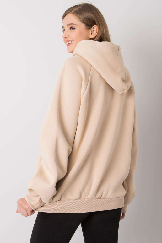 Smėlio spalvos paminkštintas oversize...