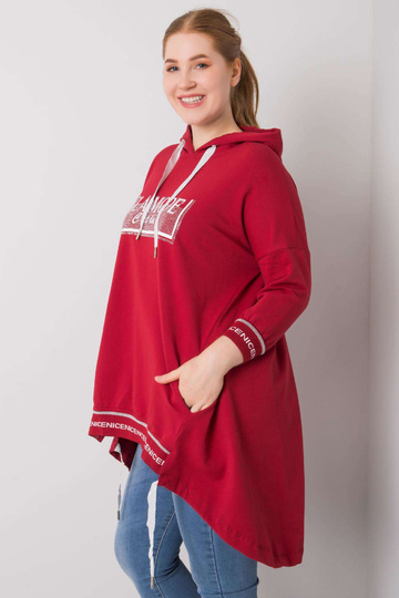 Bordo spalvos megztinis su... 2