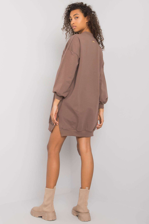 Ruda moteriška medvilninė suknelė... Ruda moteriška medvilninė suknelė...