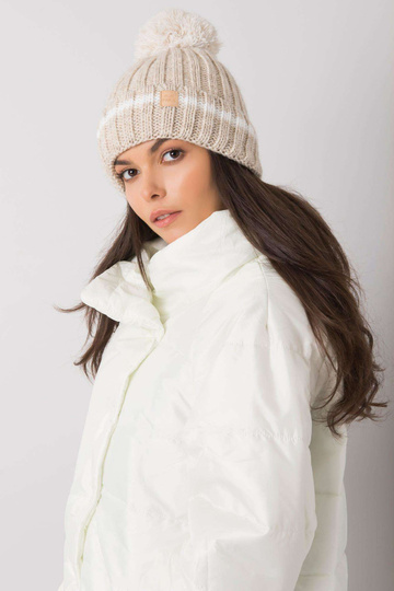 Smėlio spalvos kepurė su...