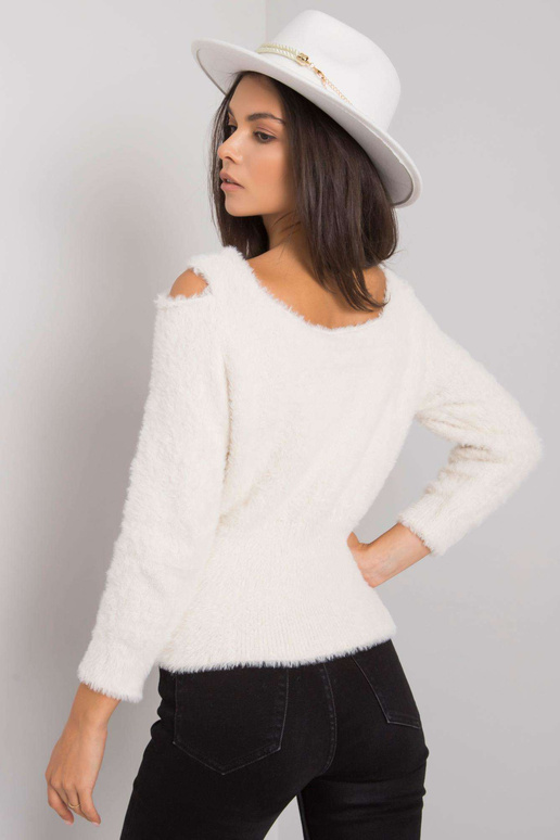 Ecru megztinis su iškarpomis Leandre...