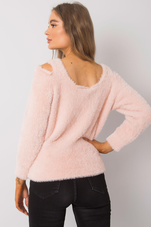 Purvinas rožinis kirpimo megztinis... Purvinas rožinis kirpimo megztinis...