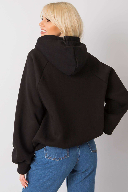 Alice Black Oversized megztinis su gobtuvu