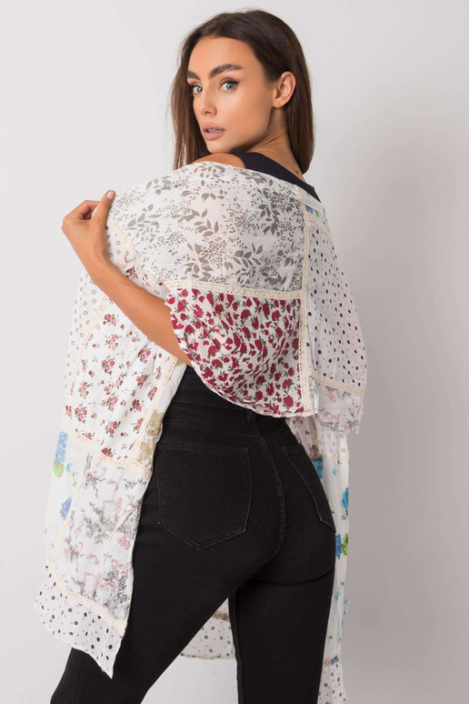 Baltas medvilninis diržas su spauda