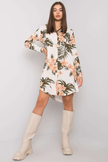 Smėlio spalvos suknelė su... 2