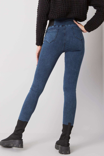 Mėlyni jeggings aukštu... 2