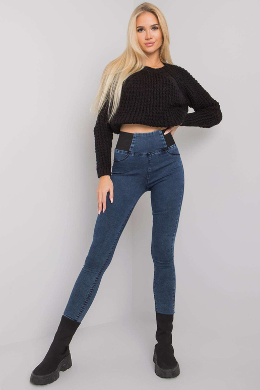 Mėlyni jeggings aukštu juosmeniu... Mėlyni jeggings aukštu juosmeniu...