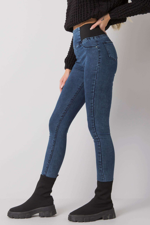 Mėlyni jeggings aukštu juosmeniu... Mėlyni jeggings aukštu juosmeniu...