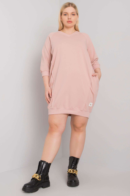 Dirty Pink Cotton Plus Size Karissa... Dirty Pink Cotton Plus Size Karissa...