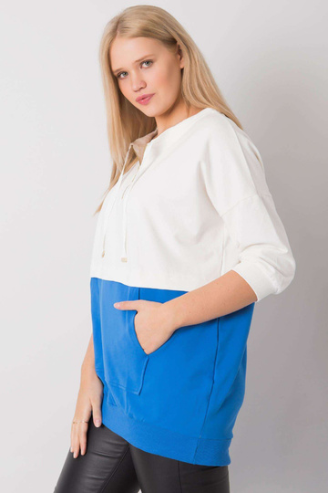 Ecru-Dark Blue Plus dydžio...