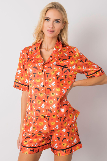 Oranžinis miegamasis rinkinys 2