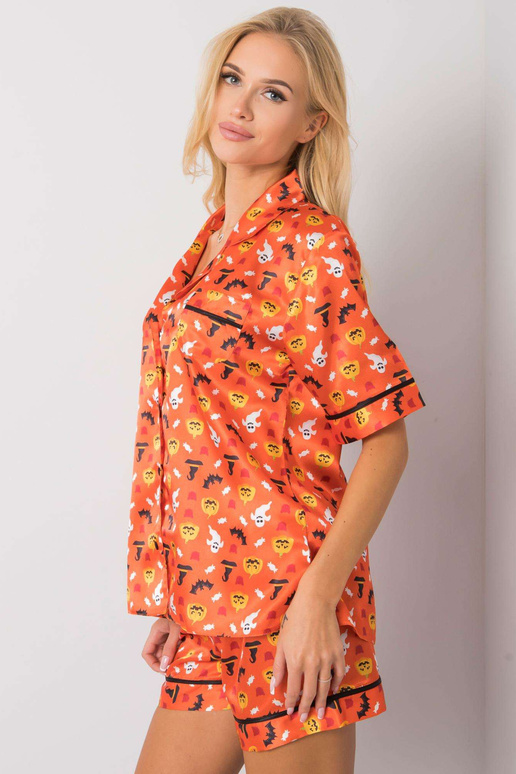 Oranžinis miegamasis rinkinys