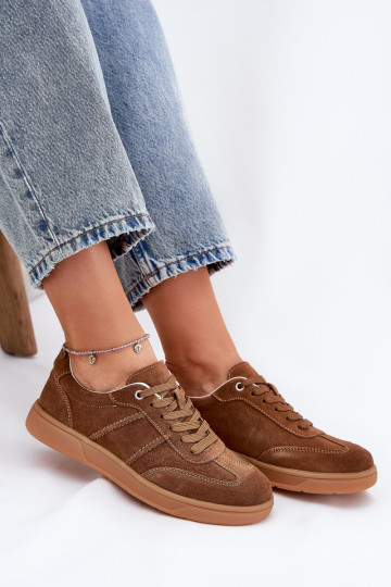 iš zomšos   modelio batai  rudos spalvos Paliana