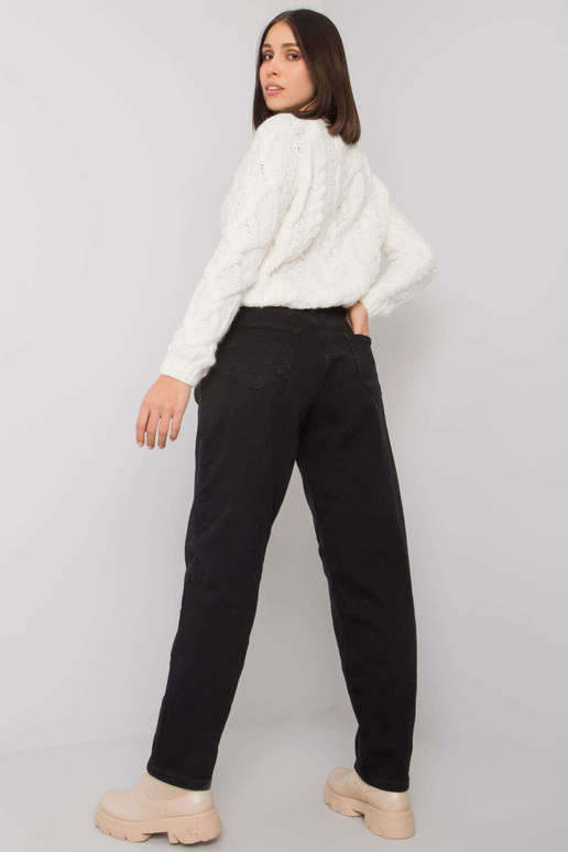 Johan's Black Plus Size tiesūs džinsai