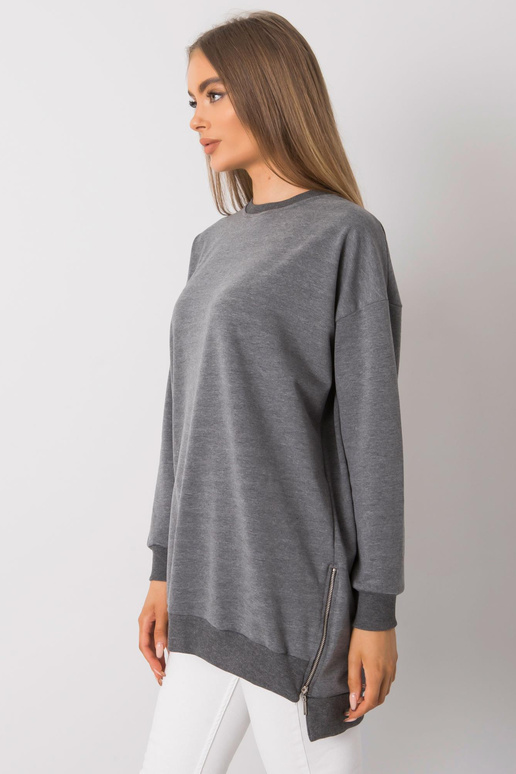 Tamsiai pilka melanžinė tunika...