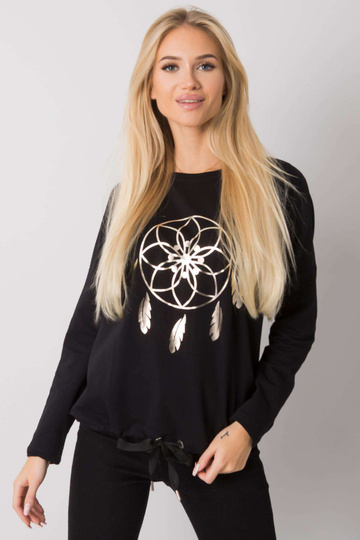 Juoda palaidinė su raštu... 2