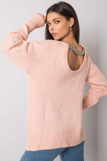 Šviesiai rožinis megztinis...