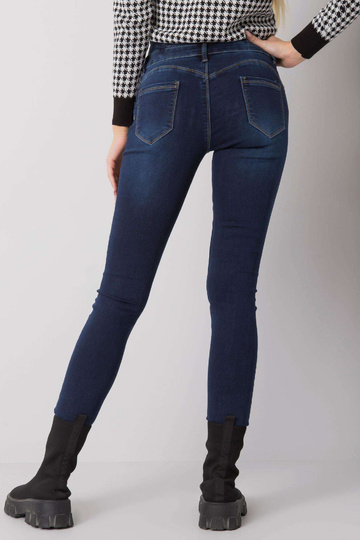 Tamsiai mėlyni džinsai su... 2