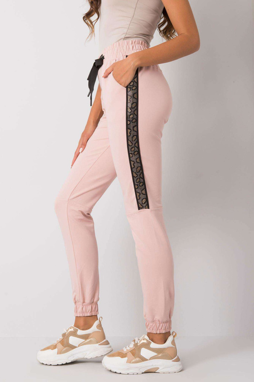 Purvinos rožinės sportinės kelnės su...