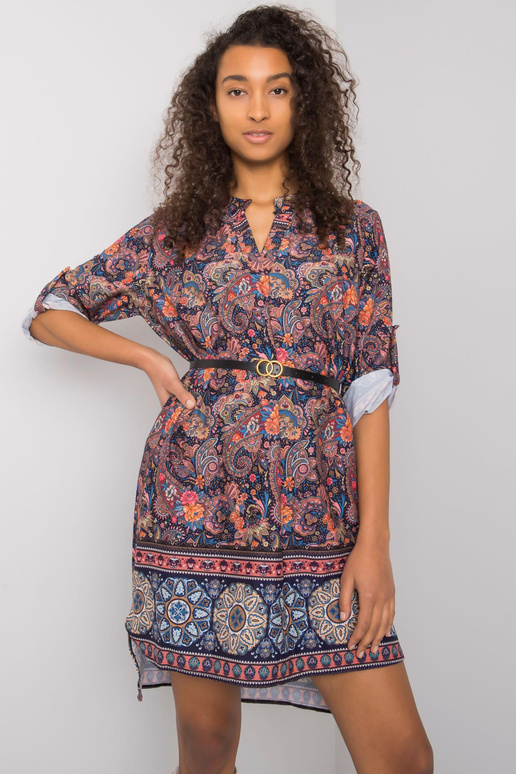 Tamsiai mėlynos spalvos suknelė su... Tamsiai mėlynos spalvos suknelė su...