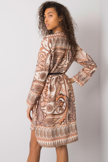 Smėlio spalvos suknelė su...