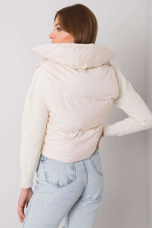 Ecru dygsniuota liemenė Gizelle