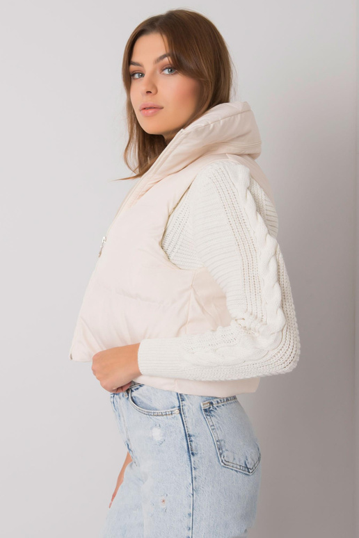 Ecru dygsniuota liemenė Gizelle