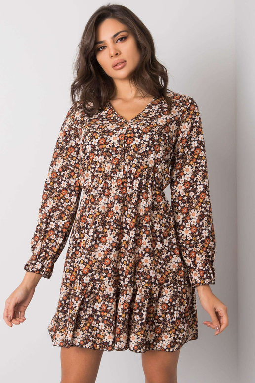 Juoda suknelė su raukiniais Anavi OCH...