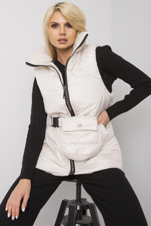 Ecru pūkinė liemenė Effie Ecru pūkinė liemenė Effie