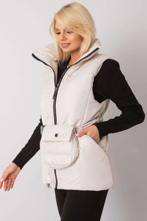 Ecru pūkinė liemenė Effie Ecru pūkinė liemenė Effie