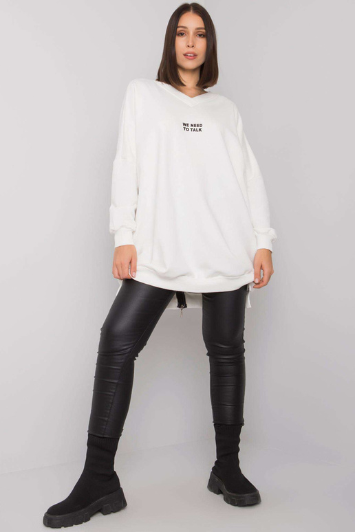 Ecru tunika plius dydžio medvilninė...