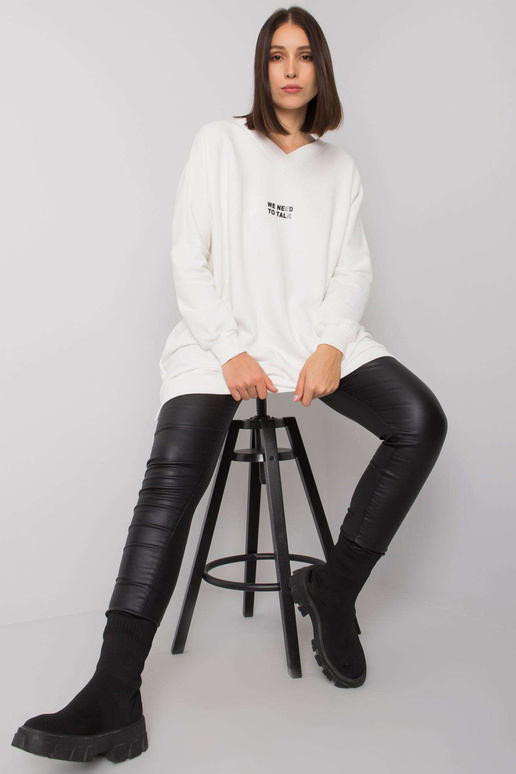 Ecru tunika plius dydžio medvilninė...